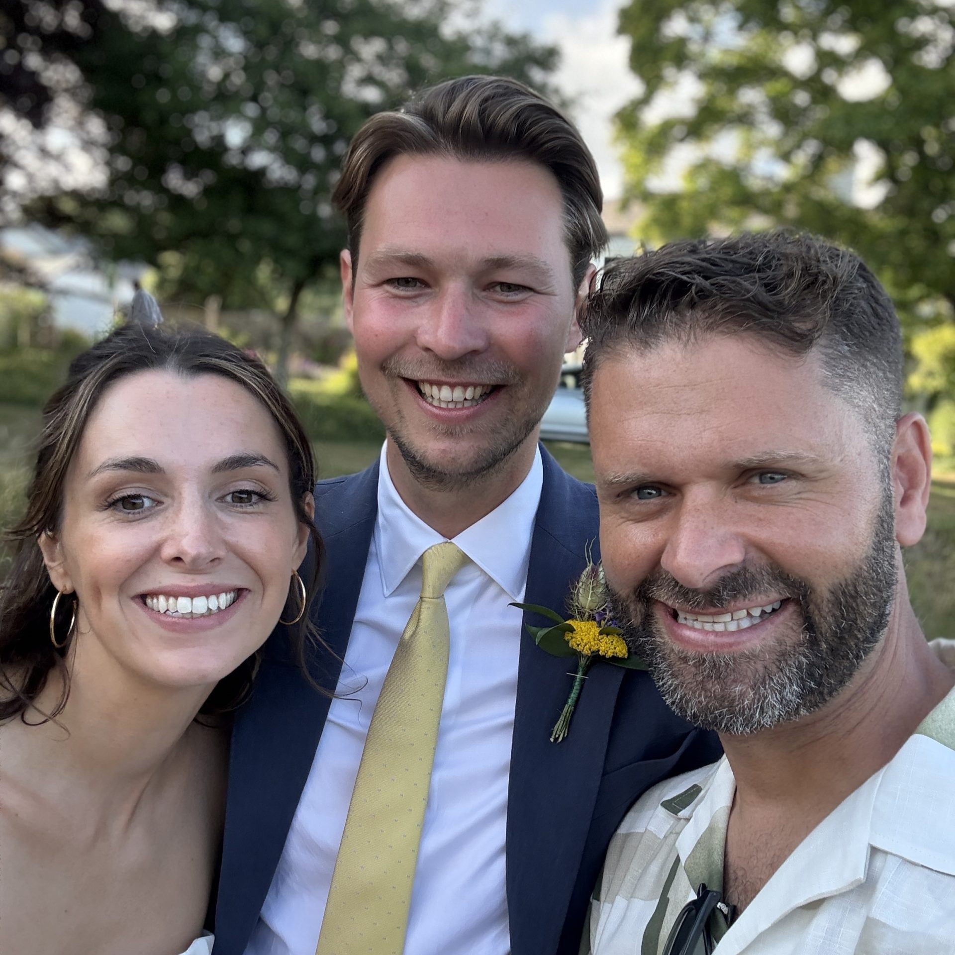 Another Happy Wedding Couple Glebe House